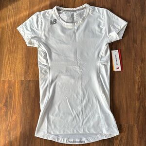New balance short sleeve compression top size small new